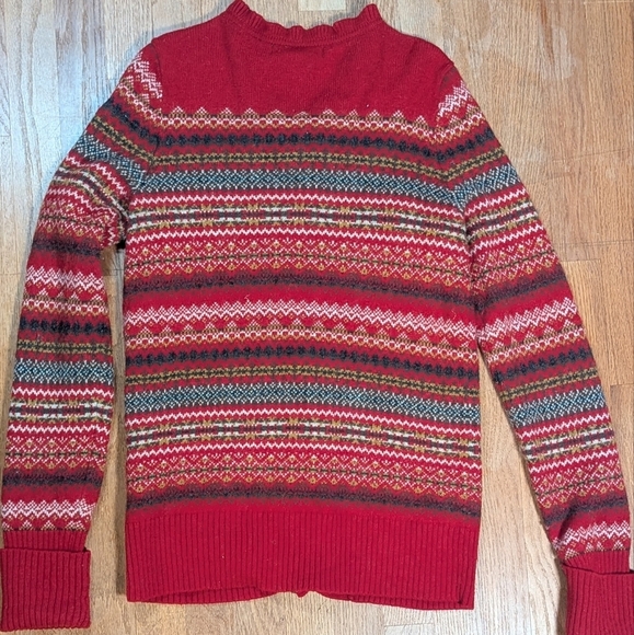 Cozy & Classic Eddie Bauer Fair Isle Cardigan - Picture 6 of 9
